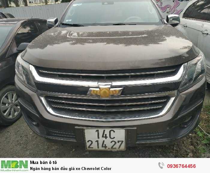 Ngân hàng bán đấu giá xe Chevrolet Color