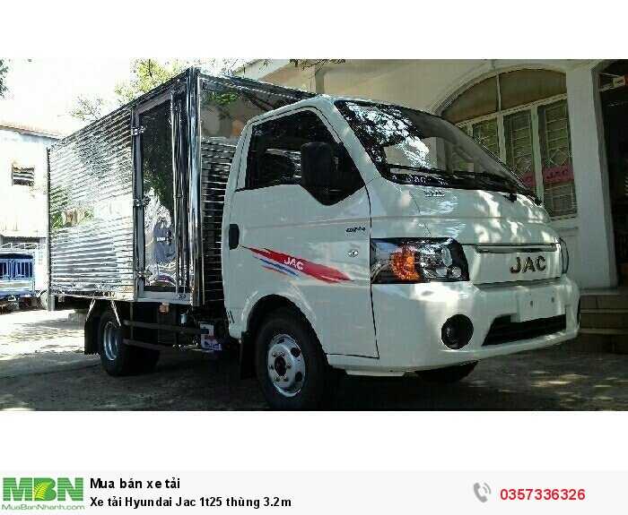 Xe tải Hyundai Jac 1t25 thùng 3.2m