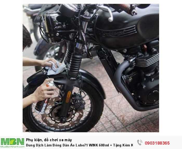 Dung Dịch Làm Bóng Dàn Áo Lube71 WINK 600ml + Tặng Kèm Khăn
