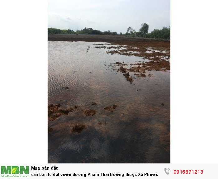 Cần bán lô đất vườn đường Phạm Thái Bường thuộc Xã Phước Khánh Nhơn Trạch Đồng Nai