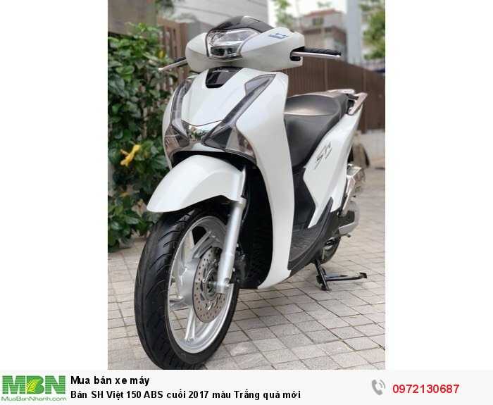 Bán SH Việt 150 ABS cuối 2017 màu Trắng quá mới