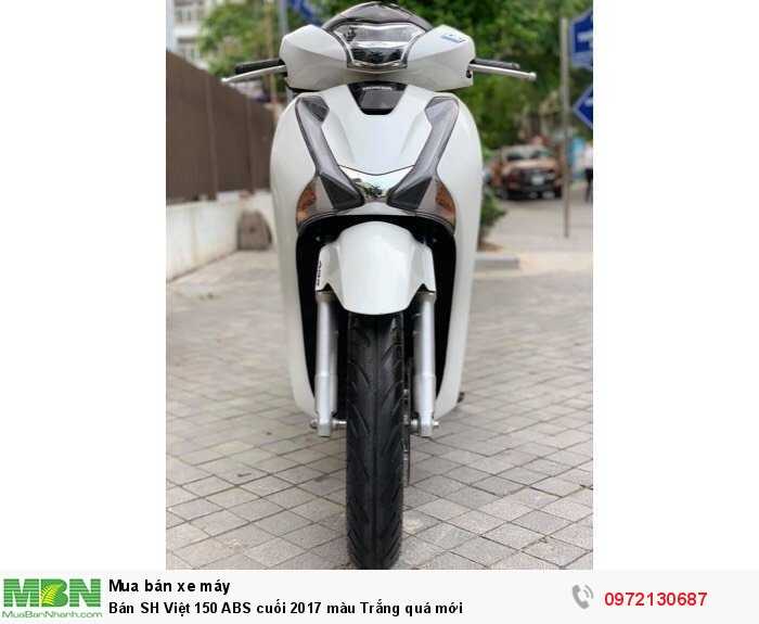 Bán SH Việt 150 ABS cuối 2017 màu Trắng quá mới