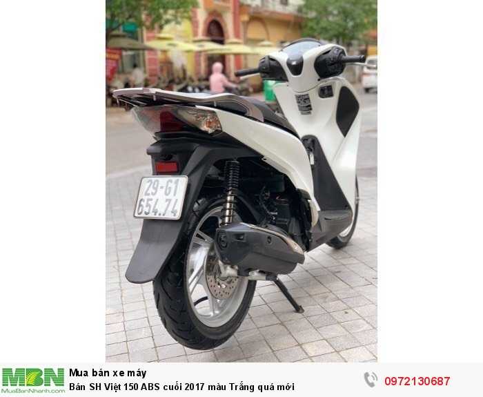 Bán SH Việt 150 ABS cuối 2017 màu Trắng quá mới