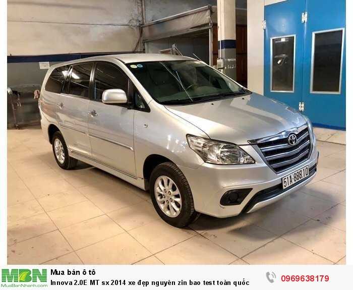 Innova 2.0E MT sx 2014 xe đẹp nguyên zin bao test toàn quốc