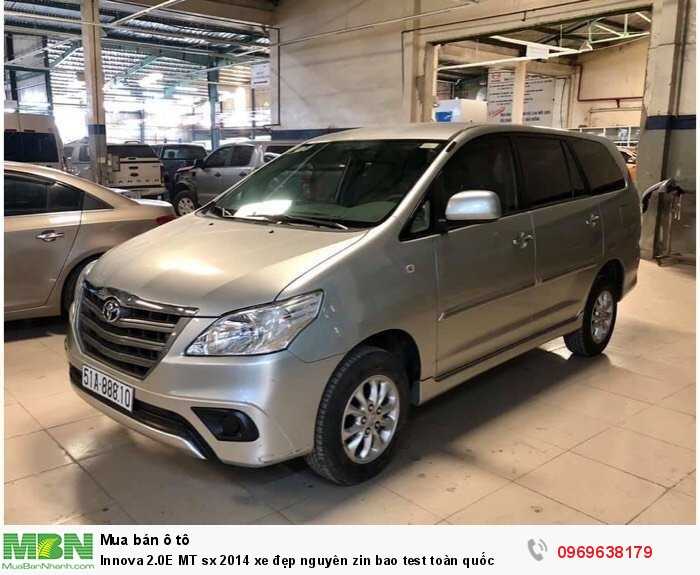 Innova 2.0E MT sx 2014 xe đẹp nguyên zin bao test toàn quốc