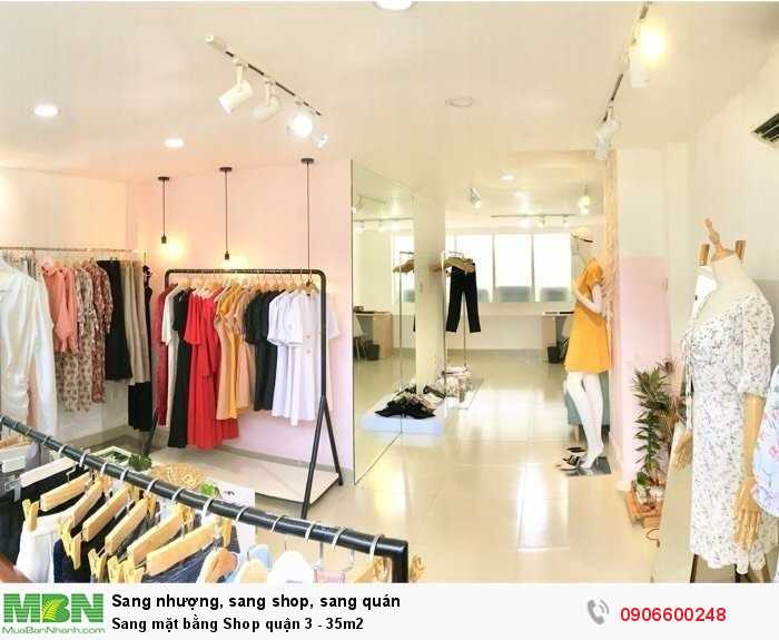 Sang mặt bằng Shop quận 3 - 35m2