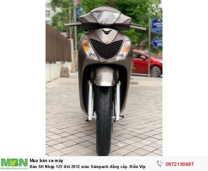 Bán SH Nhập 125 đời 2012 màu Sâmpanh đẳng cấp- Biển Vip