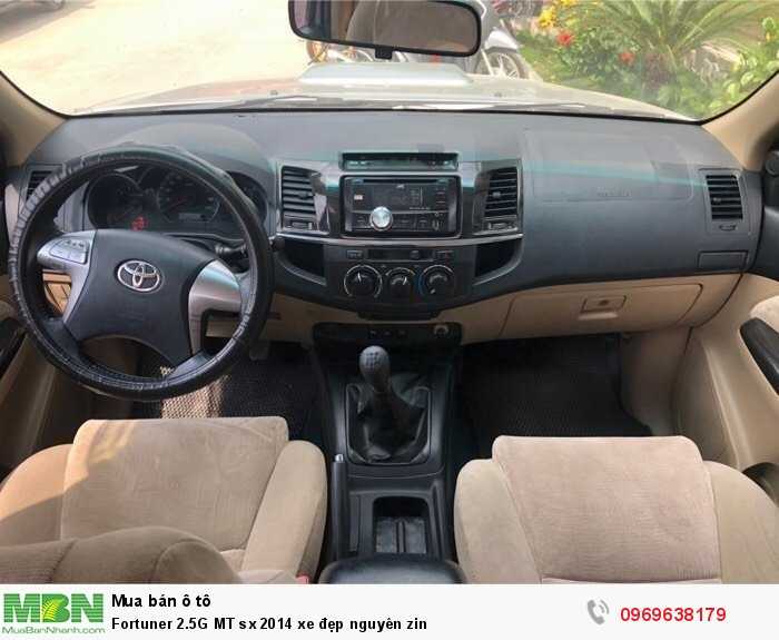 Fortuner 2.5G MT sx 2014 xe đẹp nguyên zin