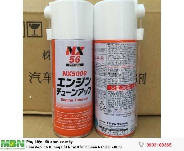 Chai Vệ Sinh Buồng Đốt Nhật Bản Ichinen NX5000 240ml