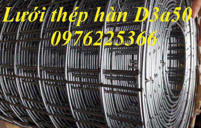 Lưới thép hàn D3a50x50, D4a50x50, A100x100,A150x150, A200x2000