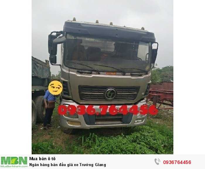 Ngân hàng bán đấu giá xe Trường Giang