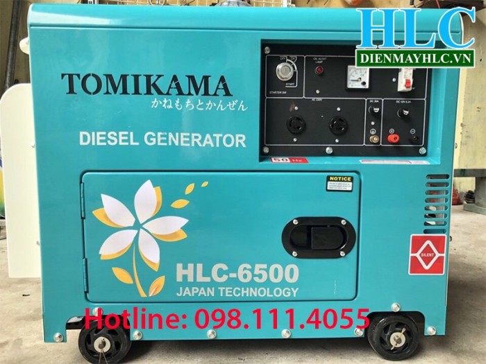 Máy phát điện chạy dầu Tomikama hlc-65000