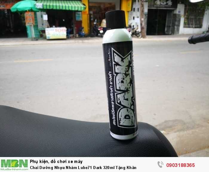 Chai Dưỡng Nhựa Nhám Lube71 Dark 320ml Tặng Khăn