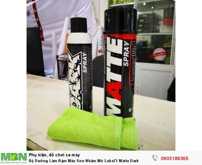 Bộ Dưỡng Làm Đậm Màu Sơn Nhám Mờ Lube71 Matte Dark