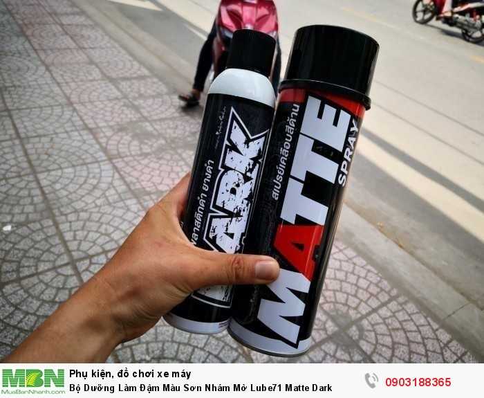 Bộ Dưỡng Làm Đậm Màu Sơn Nhám Mờ Lube71 Matte Dark