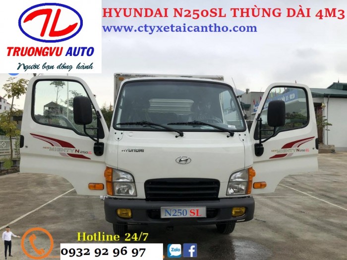 Hyundai n250sl Cần Thơ, HYUNDAI n250sl thùng dài m43 cần thơ, hyundai n250sl an giang