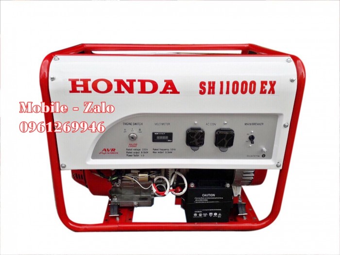 Máy phát điện Honda SH11000EX công suất 10kw đề nổ Le gió tự động