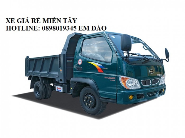 Xe ben 2T4, Giá bán xe ben 2,4T tốt nhất, Mua xe ben giá rẻ, xe HD6024 2,4 tấn giá rẻ miền tây