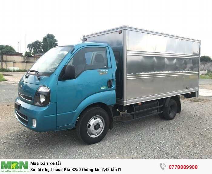 Xe tải nhẹ Thaco Kia K250 thùng kín 2,49 tấn ✅