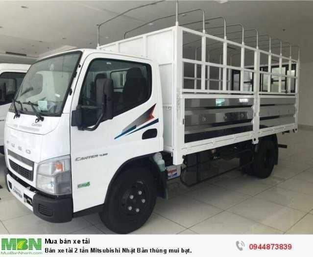 Bán xe tải 2 tấn Mitsubishi Nhật Bản thùng mui bạt.