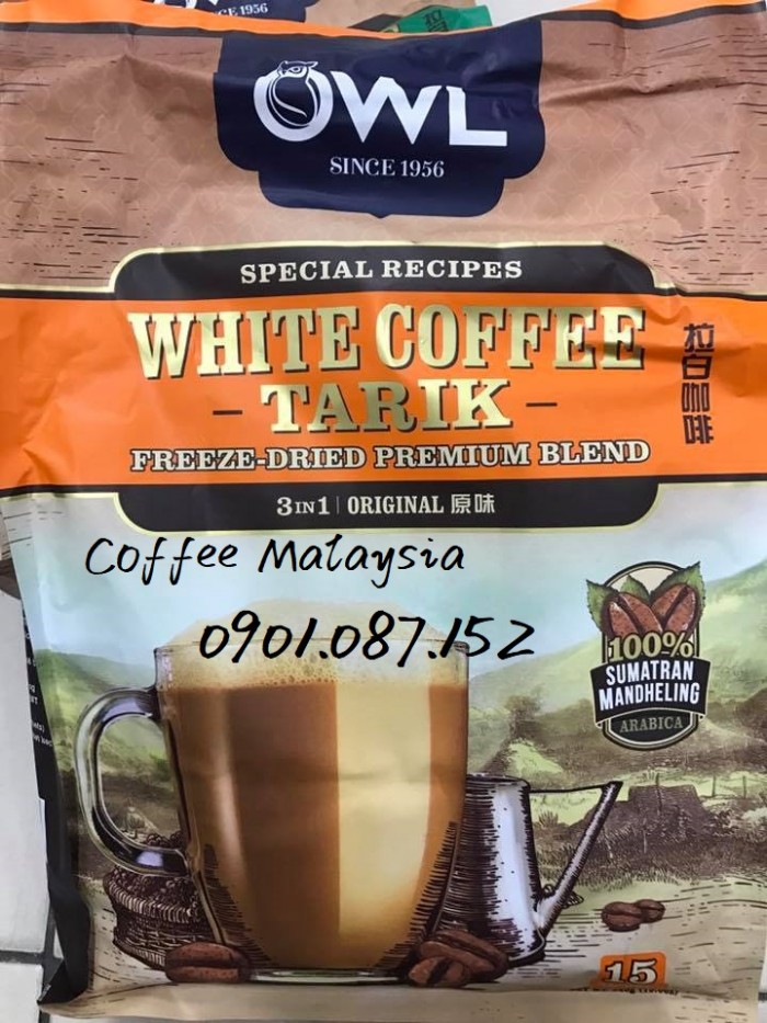 Cà Phê Trắng - OWL White Coffee Original Truyền Thống0