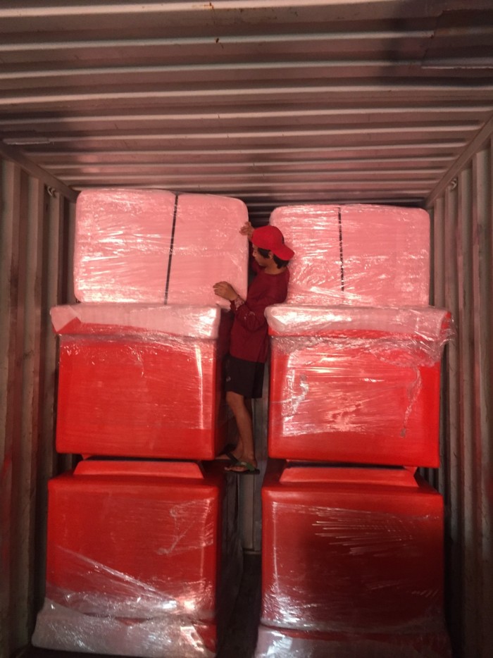 Thùng đá nhựa 300 lit hàng nhập Thai lan giữ lạnh tới 5 ngày0