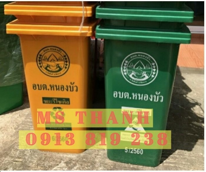 Giá thùng rác nhựa Thai Lan dung tích 240 lit1
