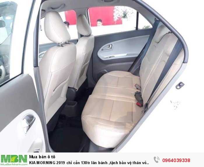 KIA MORNING 2019 chỉ cần 130tr lăn bánh ,tặnh bảo vệ thân vỏ 0964039338