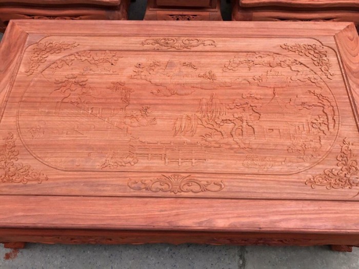 Bộ bàn ghế hoàng gia gỗ hương nam phi6