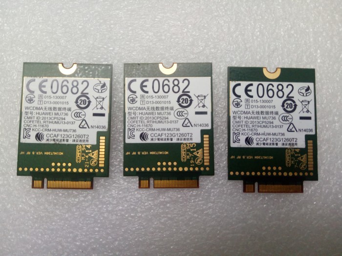 Card WWan 3G Huawei MU736 dùng cho Dell E7250, E7450, Asus, Acer4
