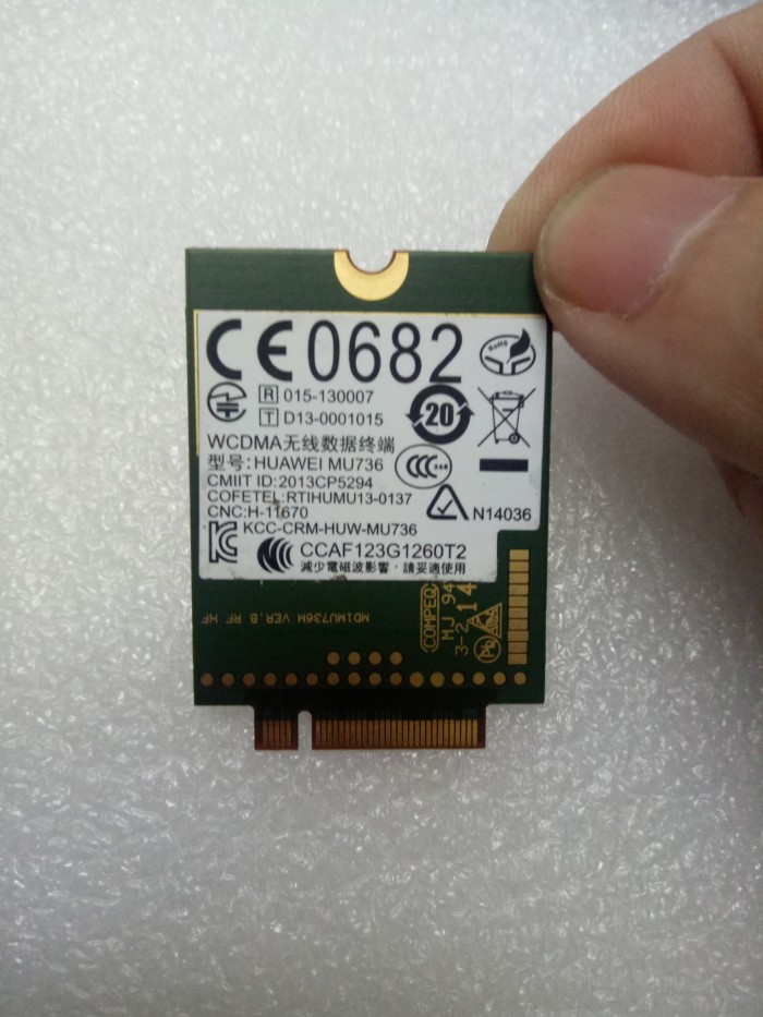 Card WWan 3G Huawei MU736 dùng cho Dell E7250, E7450, Asus, Acer1