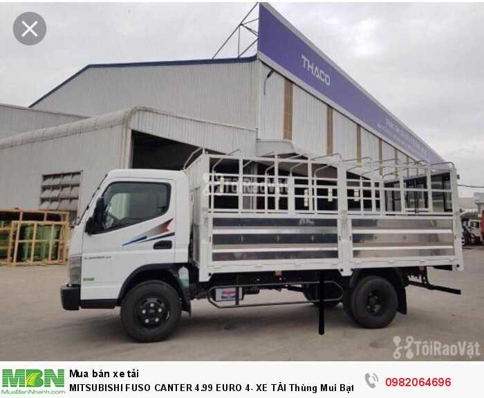 MITSUBISHI FUSO CANTER 4.99 EURO 4- XE TẢI Thùng Mui Bạt CAO CẤP XUẤT XỨ NHẬT BẢN