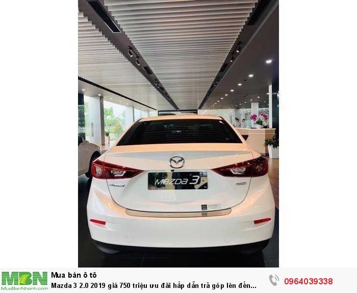 Mazda 3 2.0 2019 giá 750 triệu ưu đãi hấp dẫn trả góp lên đến 80-%