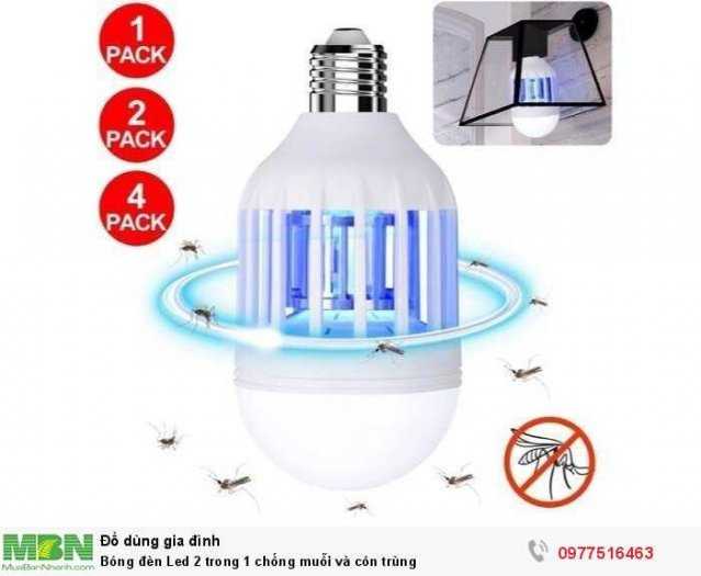 Bóng đèn Led 2 trong 1 chống muỗi và côn trùng0