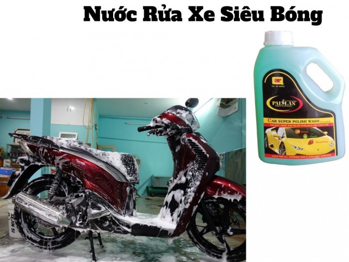 Combo 2 Bình Dung Dịch Rửa Xe Siêu Bóng 3000ml Tặng Kèm Khăn