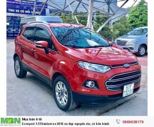 Ecosport 1.5Titanium sx 2016 xe đẹp nguyên zin, có bảo hành