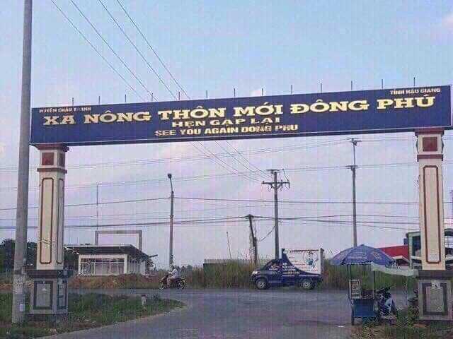 Khu dân cư đông phú châu thành Hậu Giang