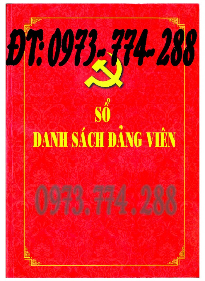 Sổ Theo Dõi Kết Nạp Đảng Viên Mẫu Mới Nhất Mới 100%, Giá: 120.000Đ, Gọi:  0973774288, Quận Hoàn Kiếm - Hà Nội, Id-D8F31400