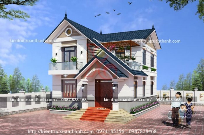 150+ Mẫu biệt thự 2 tầng mái Thái đẹp nhất không nên bỏ qua - VillaDesign