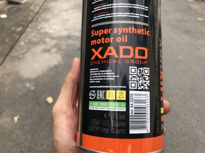 Nhớt Cao Cấp Xado Racing 10W40 1000ml-10W40