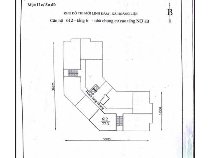 Bán căn hộ tầng 6 Nhà Nơ 1B Bán đảo Linh Đàm