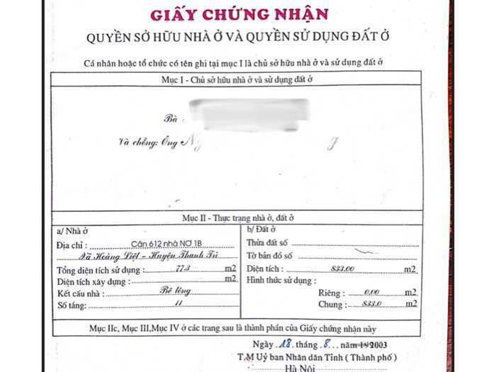 Bán căn hộ tầng 6 Nhà Nơ 1B Bán đảo Linh Đàm