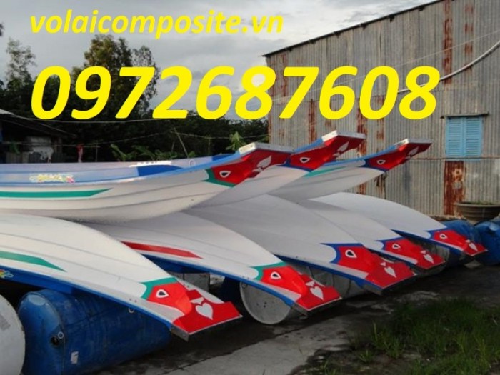 Vỏ lãi composite, thuyền composite, cano composite giá rẻ2