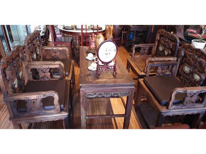 Bộ bàn ghế gỗ khảm trai Đã qua sử dụng, giá: 29.000.000đ, gọi