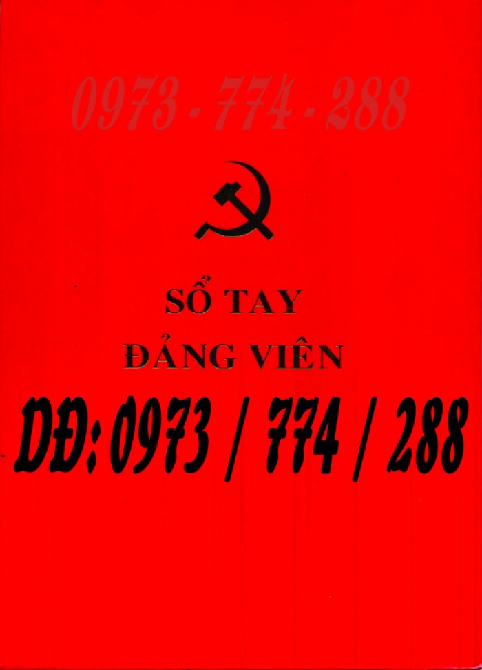 Lý lịch Đảng viên mẫu 1 - HSĐV bìa màu hình Búa Liềm9