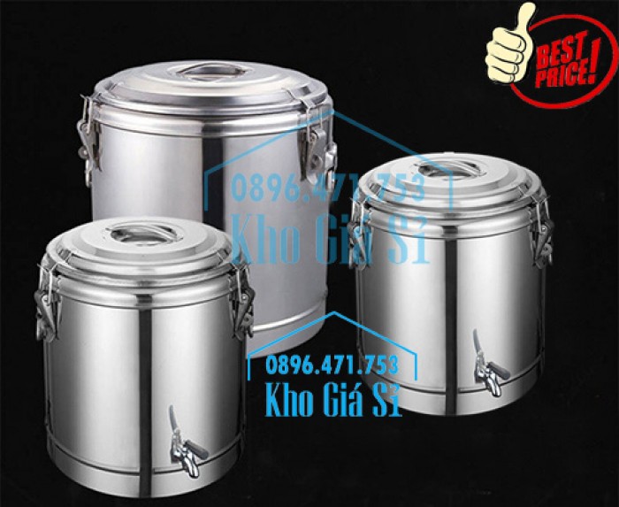Bán thùng inox giữ nhiệt cỡ lớn 120 Lít giá rẻ tại Hà Nội - 2
