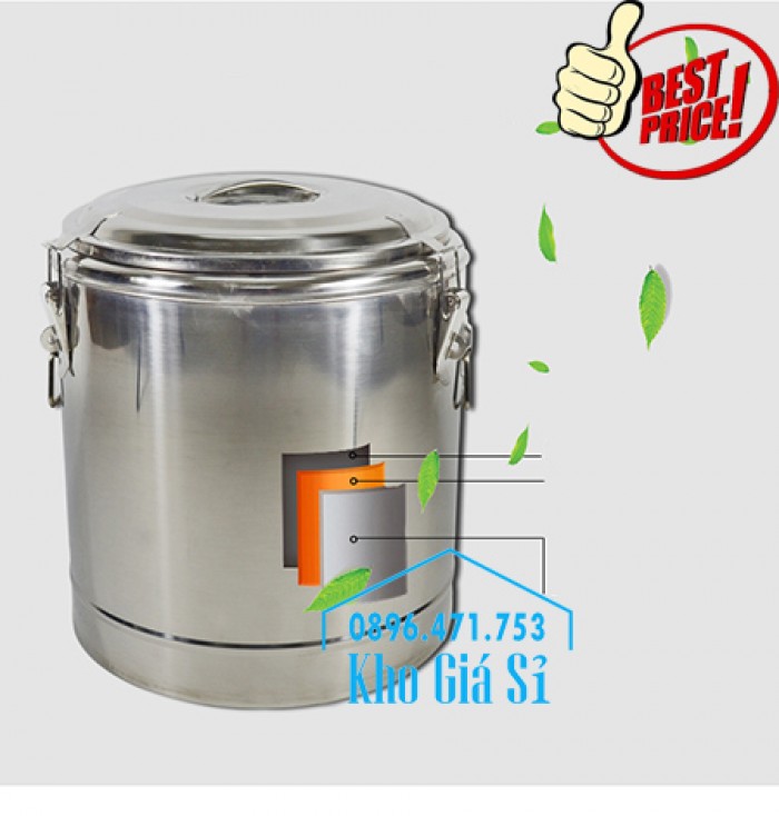 Bán thùng inox cách nhiệt tại Hà Nội - Thùng inox giữ nhiệt giá rẻ - 1