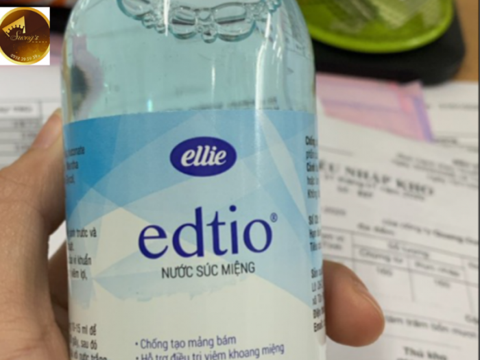 Nước súc miệng Edtio 200ml  sát khuẩn công nghệ Pháp2