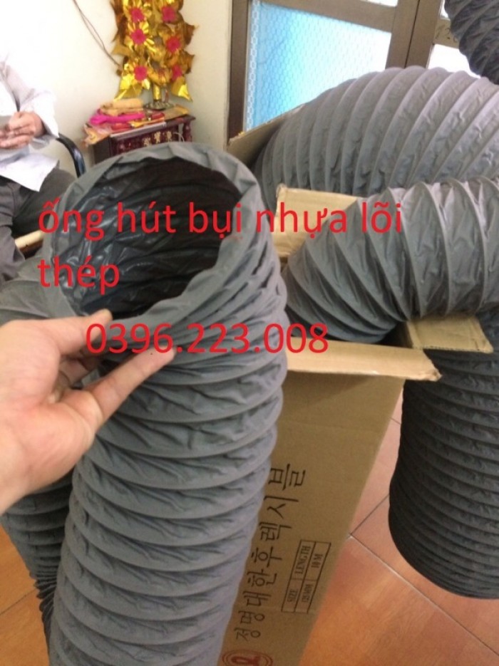 Ống hút bụi vải Tarpaulin Hàn Quốc phi250 phi300, phi 350, phi 400 giá tốt0