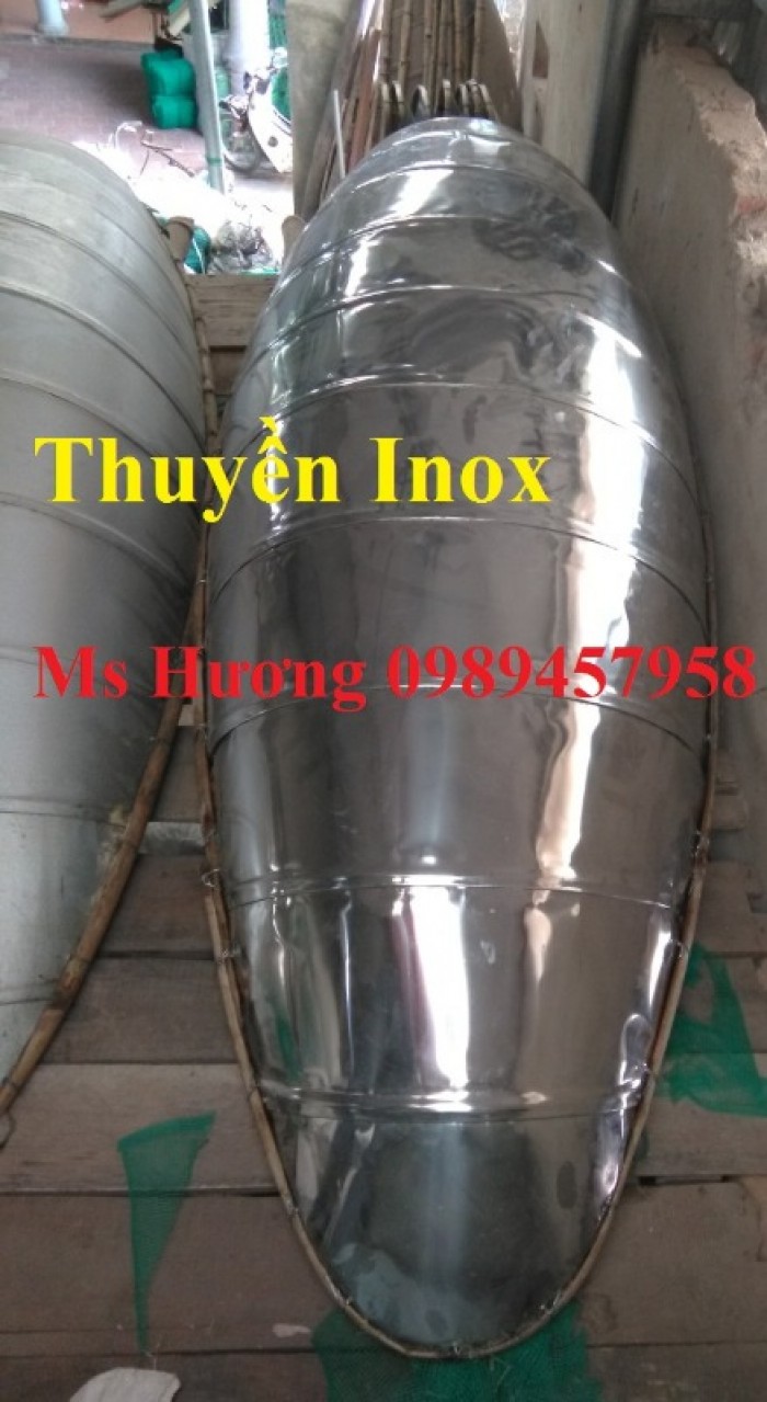 Thuyền tôn câu cá cho 2 người giá rẻ, Thuyền thả lưới, Thuyền inox cho 1 người